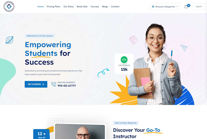 design lms website using tutor lms learndash learnpress lifter lms masterstudy